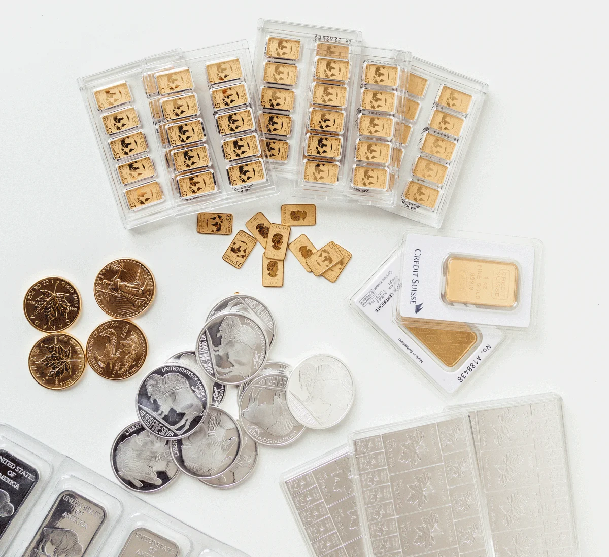 IRS-approved gold coins and bars eligible for gold IRA
